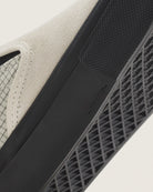 vans skate slip on ripstop turtledove white black sole detail