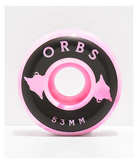 Orbs Specters Pink Swirl 99a 53mm Skateboard Wheels - People Skate and Snowboard
