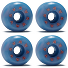 Pig Wheels Conical Swirl Blue Pink 99a 53mm Skateboard Wheels - People Skate and Snowboard