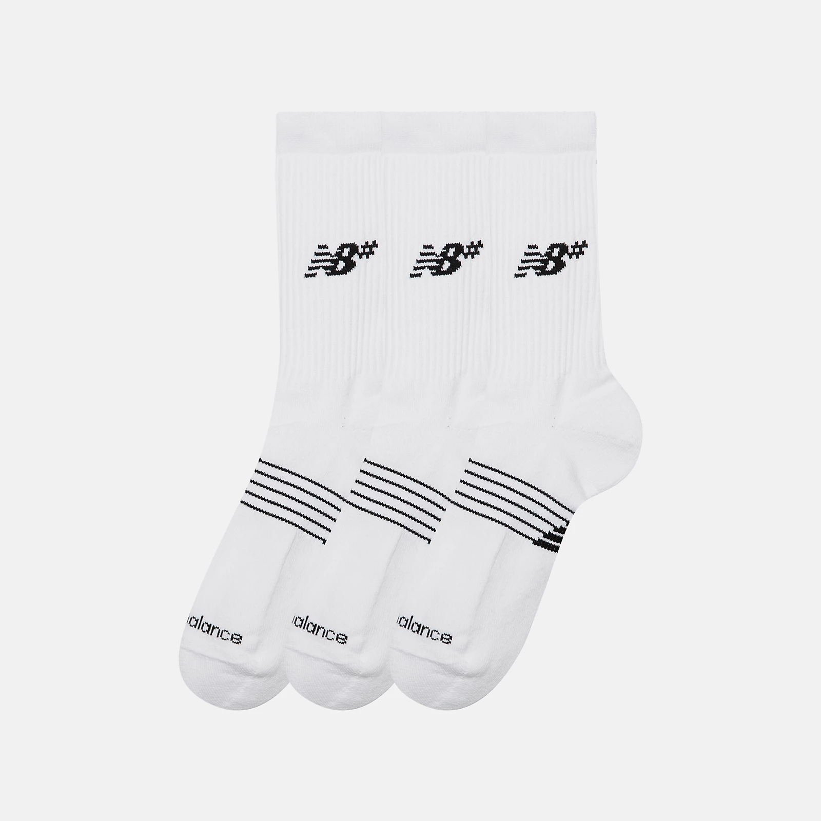 New Balance Active Numeric Crew Socks 3 Pack - People Skate and Snowboard