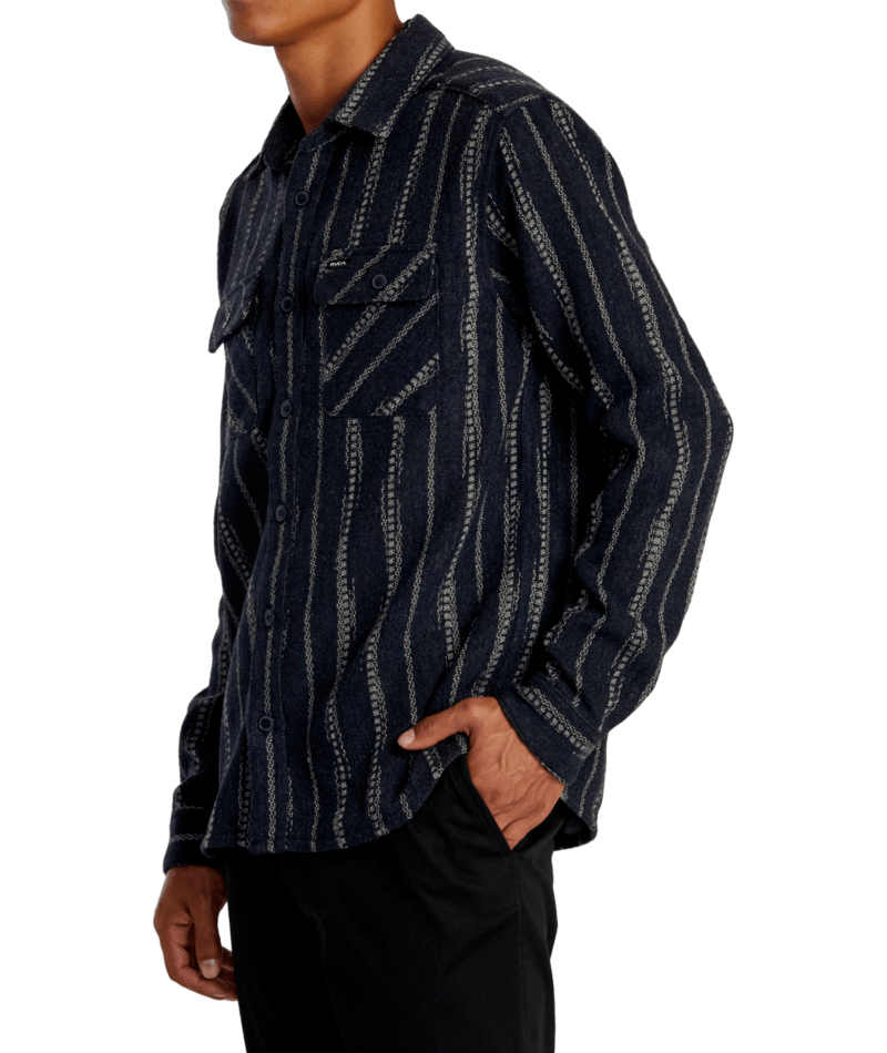 RVCA Blanket Long Sleeve Shirt - People Skate and Snowboard