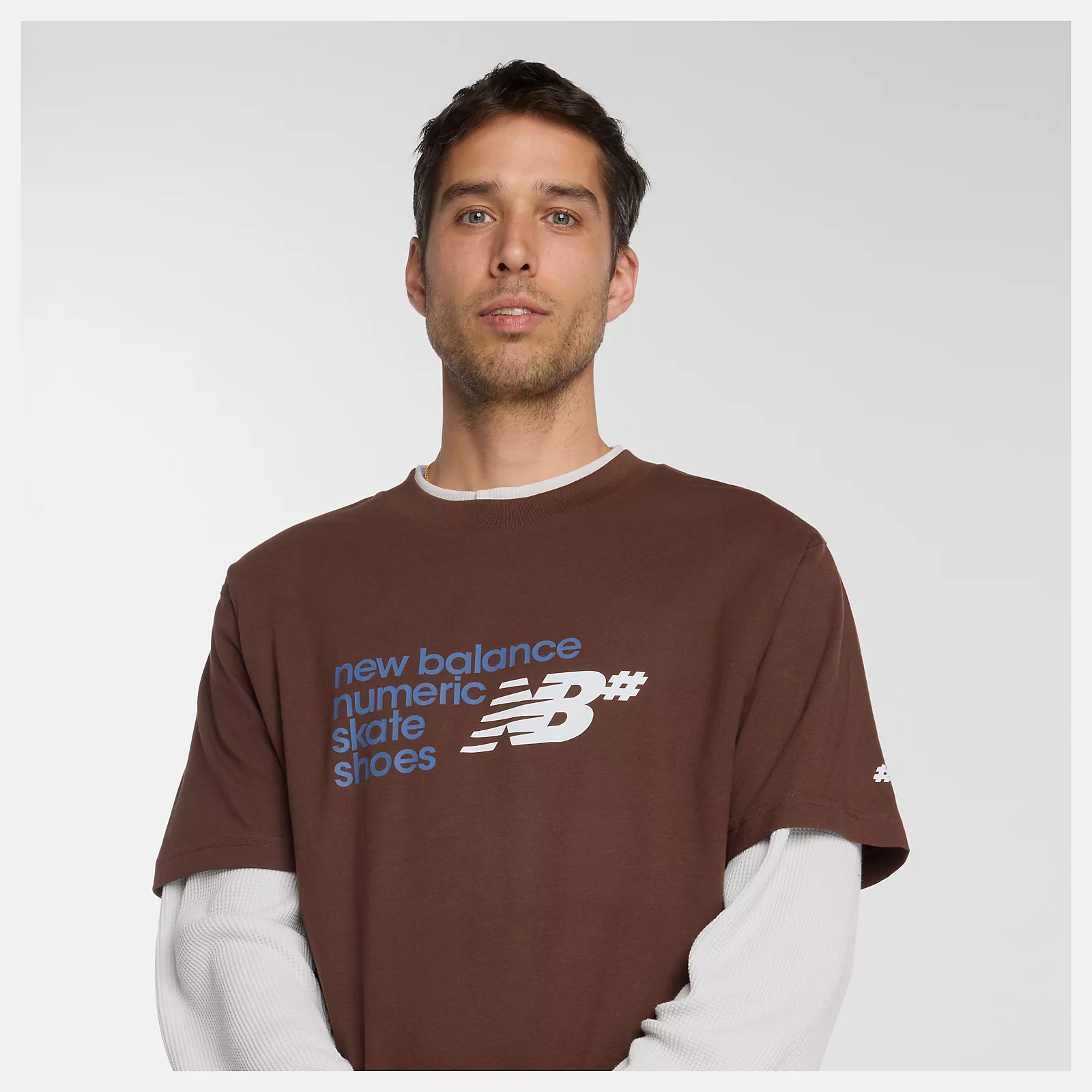 New Balance Numeric Stacked Graphic Tee - People Skate and Snowboard