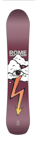 Rome Stale Crewzer Snowboard 2026 - People Skate and Snowboard