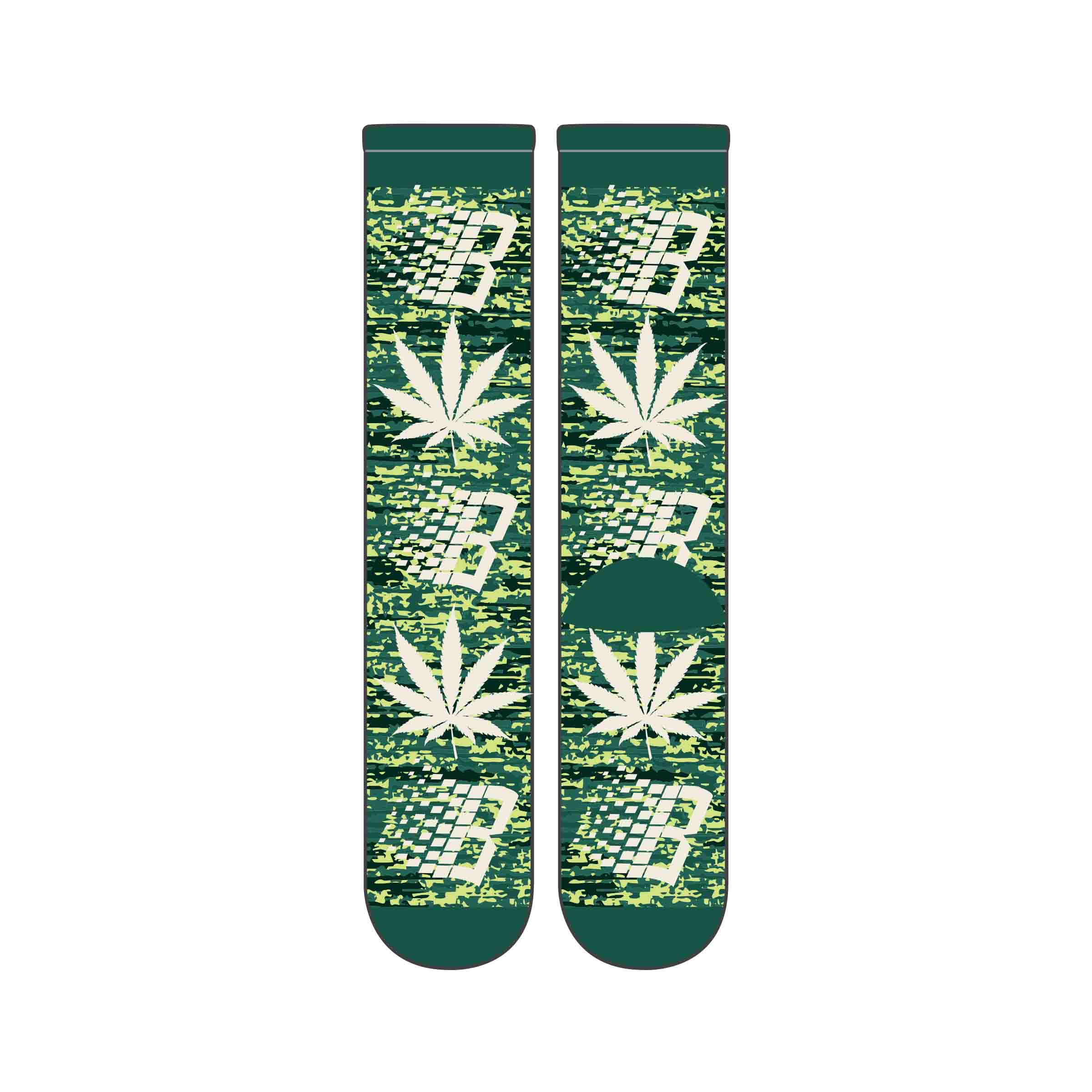 Huf x Bronze Plantlife Marled Sock - People Skate and Snowboard