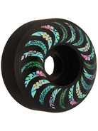 Spitfire Formula Four Floral Classic 99a 55mm Black Skateboard Wheels - People Skate and Snowboard