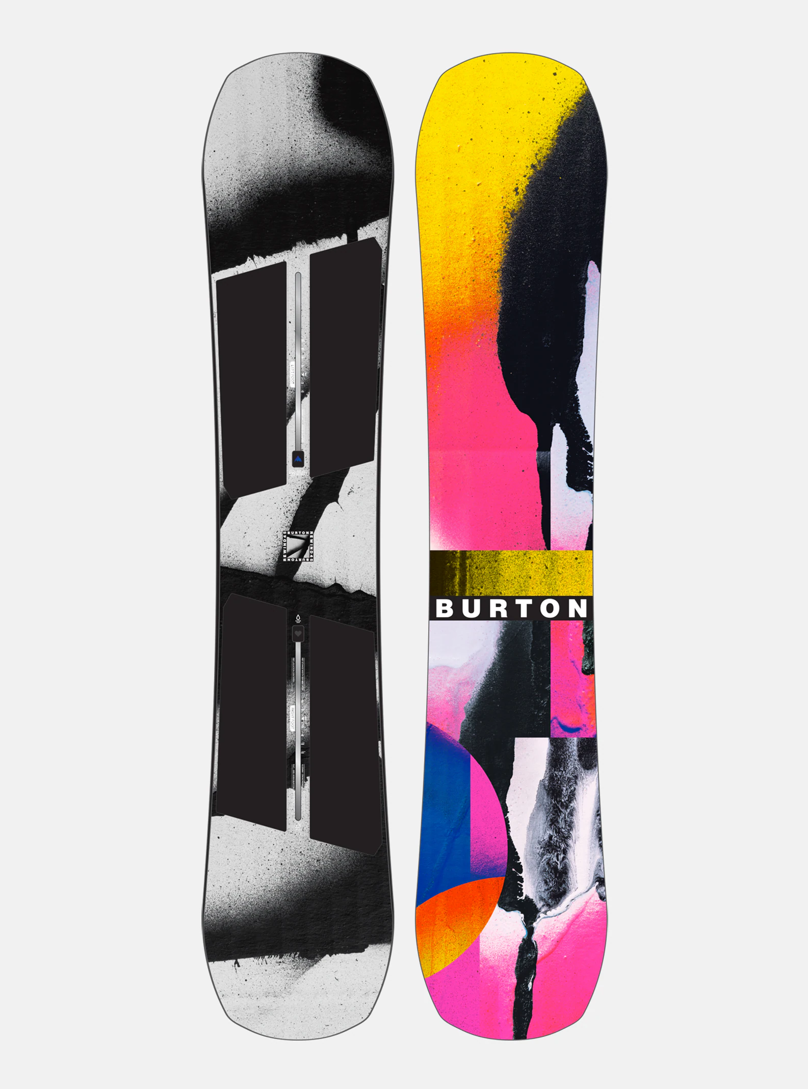 Burton Rewind Camber Snowboard 'Spray Paint' 2026 - People Skate and Snowboard