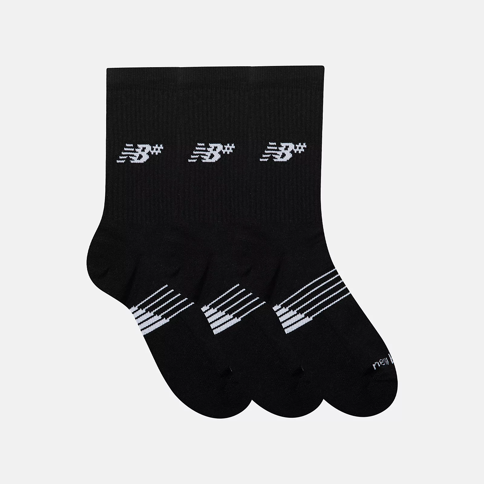 New Balance Active Numeric Crew Socks 3 Pack - People Skate and Snowboard