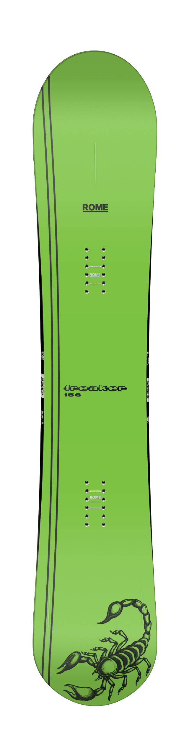 Rome Freaker Snowboard 2026 - People Skate and Snowboard