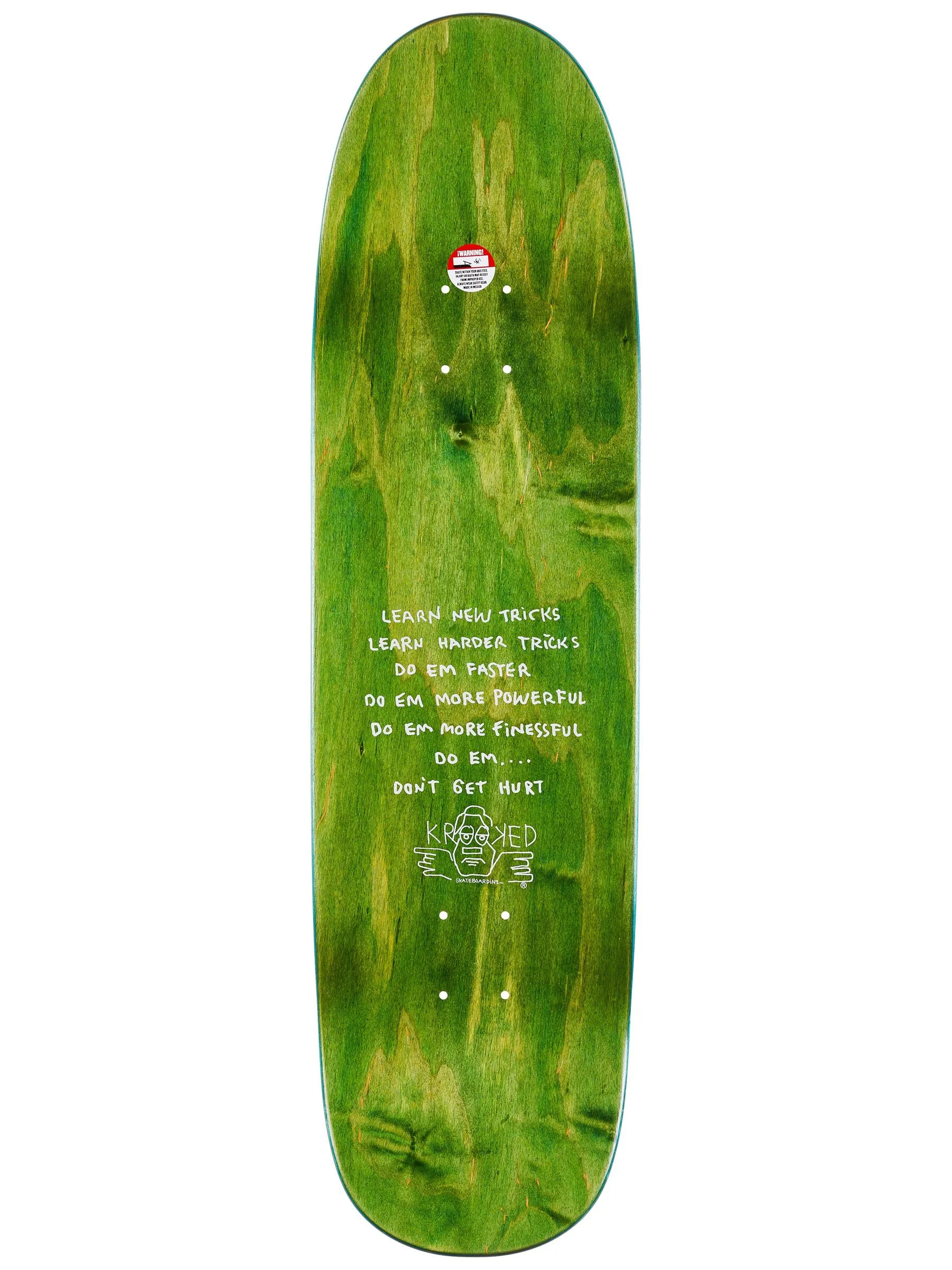 Krooked Van Wastell Redux Shaped Skate Deck 8.6" x 31.8" - People Skate and Snowboard