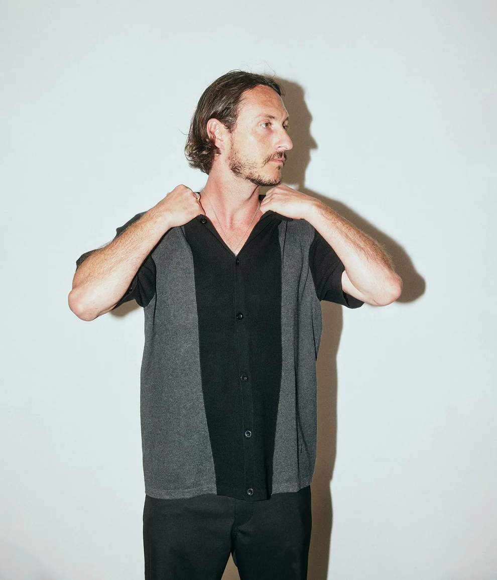 Former Marilyn Knit Short Sleeve Button Up Shirt - People Skate and Snowboard