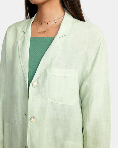 RVCA Womens Balmy Oversized Blazer - People Skate and Snowboard