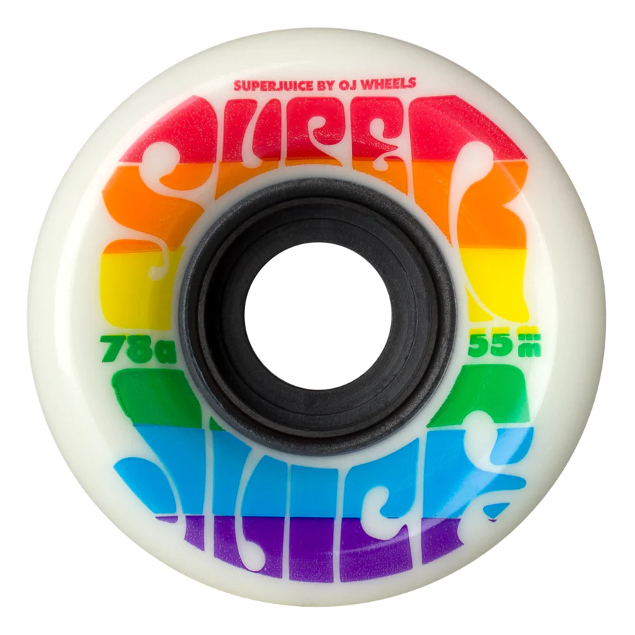 OJ Rainbow Mini Super Juice Wheels 55mm 78a - People Skate and Snowboard