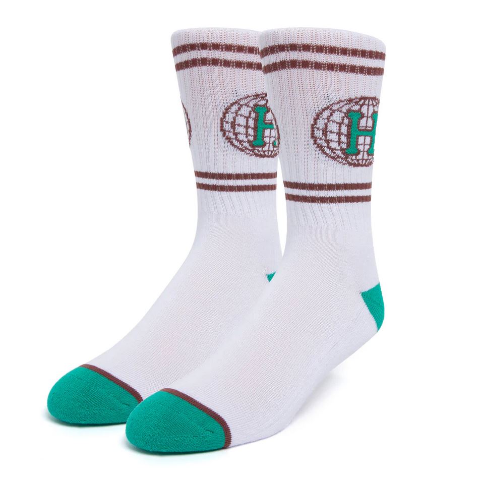 Huf City Rollers Crew Socks - People Skate and Snowboard