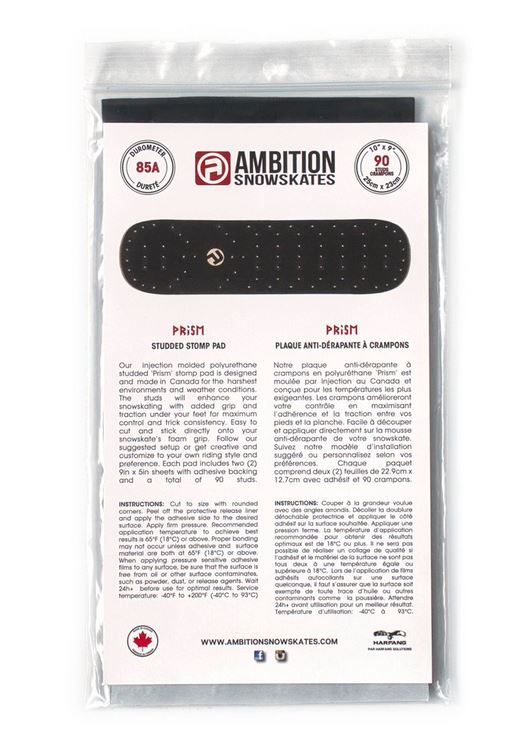 Ambition Snowskates Prism Studded Grip - People Skate and Snowboard