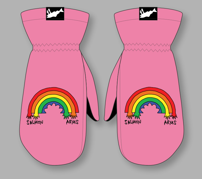 Salmon Arms Classic Mitt Rainbow - People Skate and Snowboard
