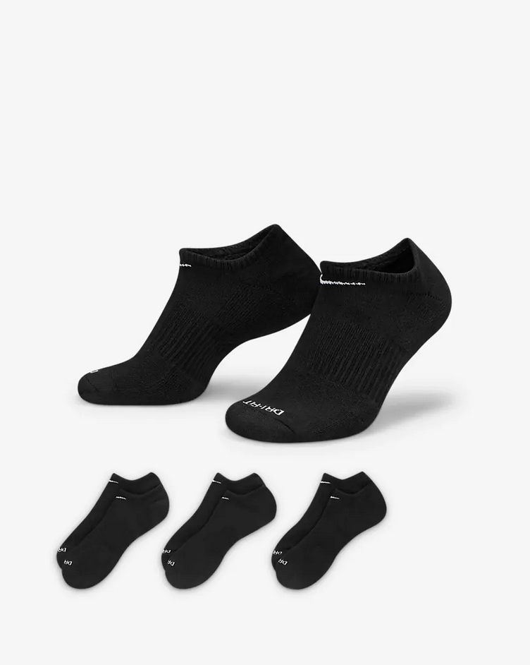 Nike Everyday Plus Cushion Socks 3 Pack - People Skate and Snowboard