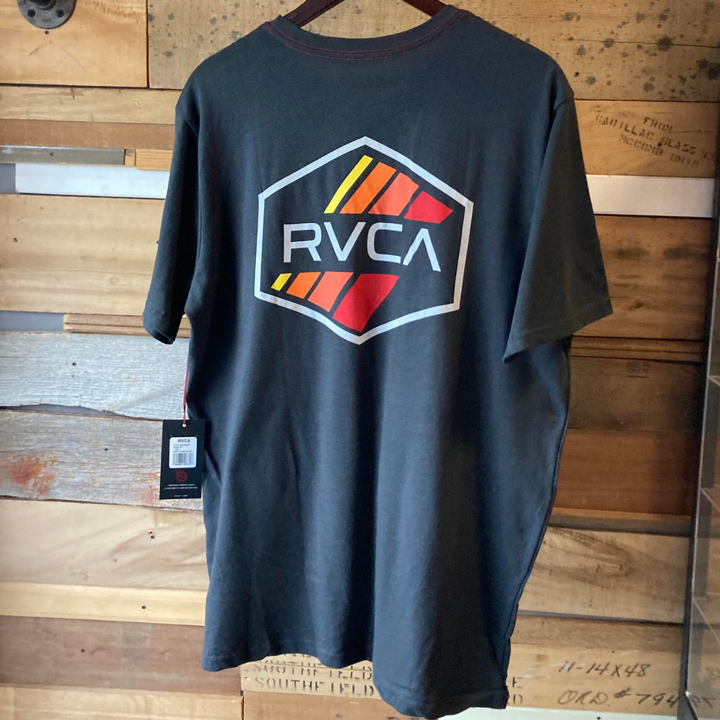 RVCA Stripe Hex Tee - People Skate and Snowboard