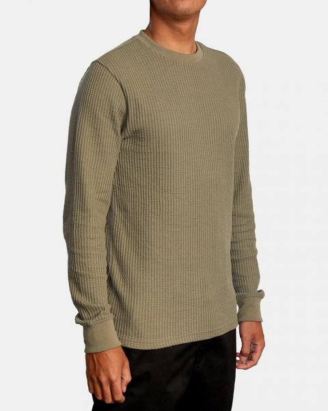 RVCA Day Shift Long Sleeve Thermal Shirt - People Skate and Snowboard