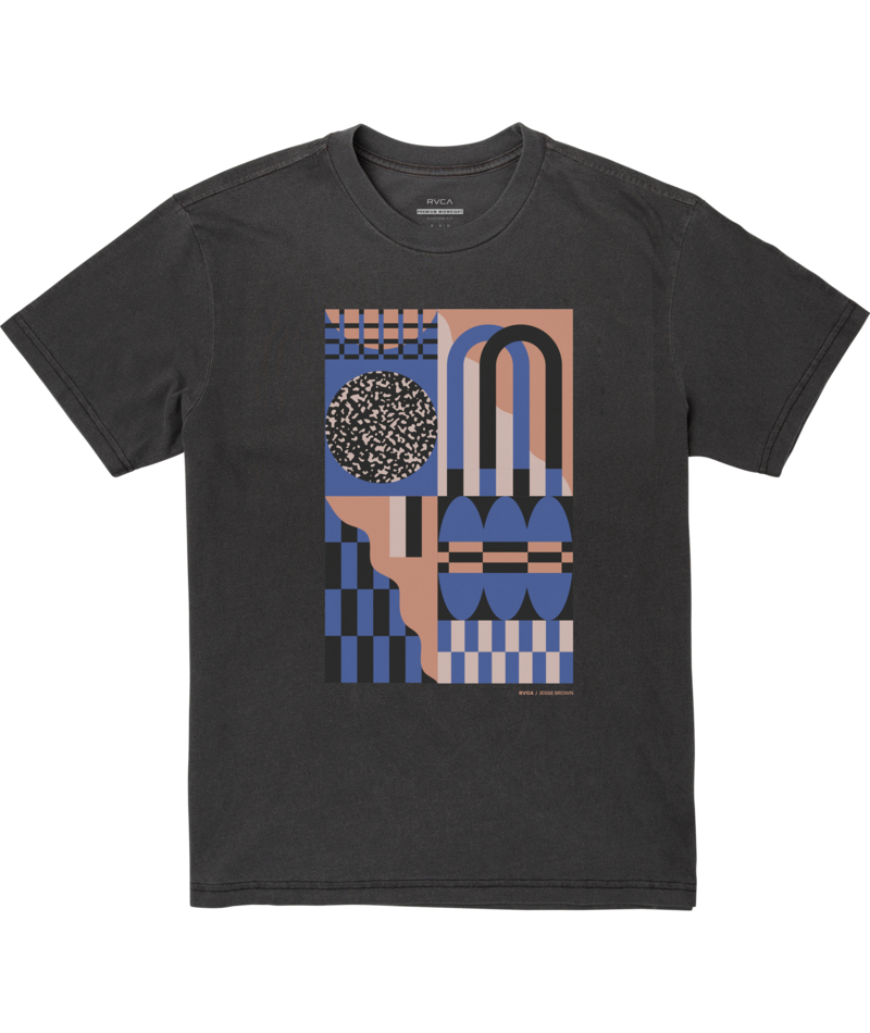RVCA Jesse Brown Shapes Tee - People Skate and Snowboard